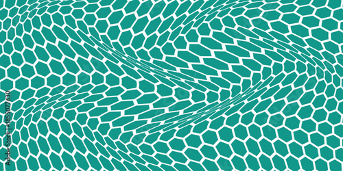 simple teal polygon wave pattern for banner poster background.