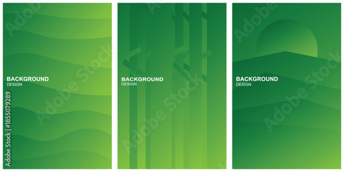 Natural-inspired background with organic shapes and calming green tones. Perfect for eco-friendly branding, environmental themes, wellness projects, corporate sustainability presentations, and nature-