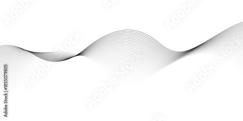 simple black blend wave line for banner poster background.