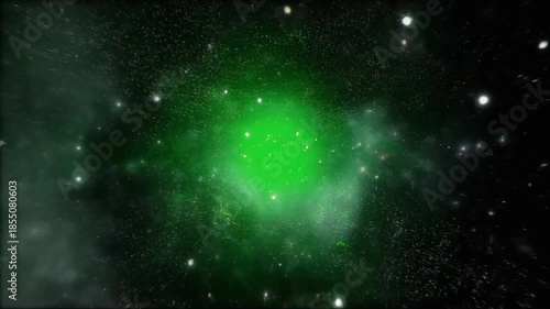 Wallpaper Mural Camera flies through a tunnel of floating grunge particles 4k video Torontodigital.ca