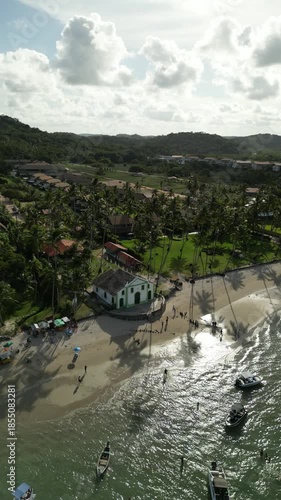 Praia do cordeiros vista de drone