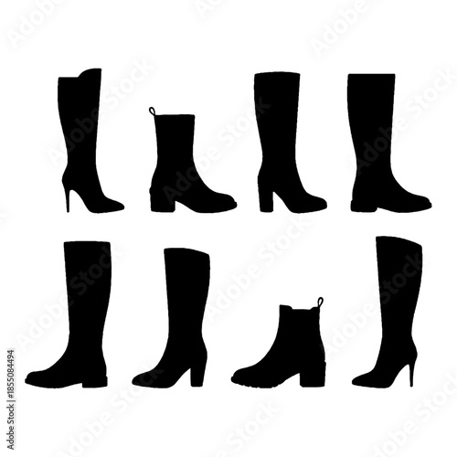 winter shoes, log shoe for man and woman solid silhouette pack