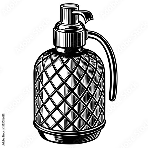 Vintage Seltzer Bottle: Classic Design for Home Bar Enthusiasts vintage seltzer classic design for