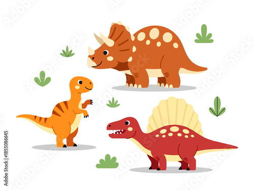 Baby dinosaurs, vector illustration design