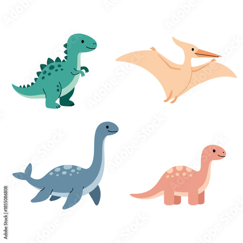 Baby dinosaurs, vector illustration design