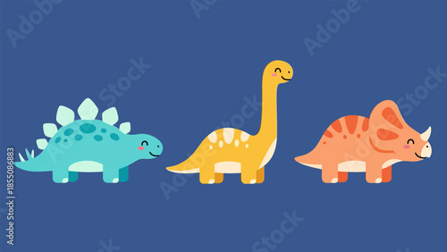 Baby dinosaurs, vector illustration design