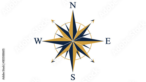 Compass Rose Wind Rose Navigation Direction Symbol