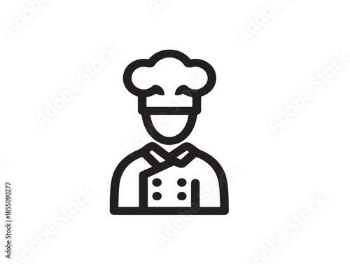 Stunning chef logo with clean confident cooking theme