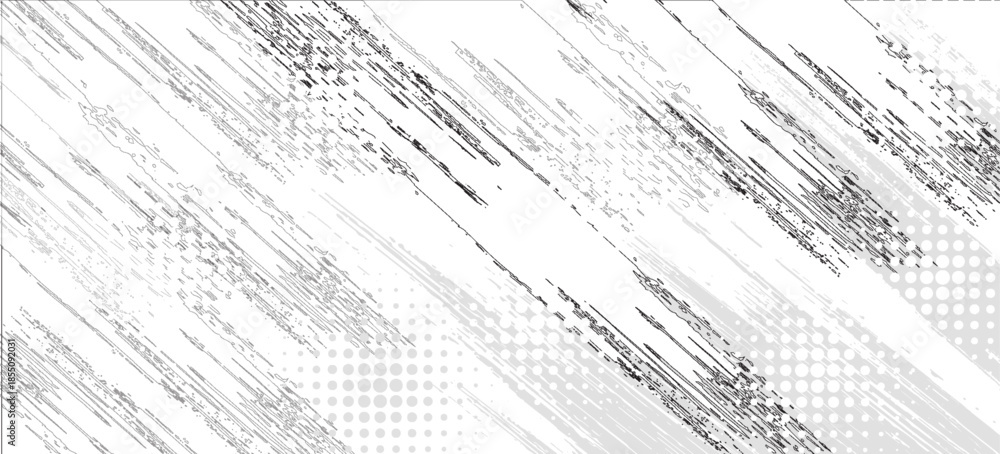Fototapeta premium White geometric abstract background overlap layer on bright space with lines effect decoration. Modern graphic design element circles style concept
