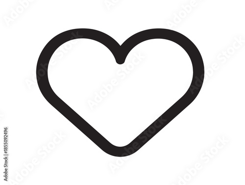 Elegant heart pattern icon with romantic minimalist design