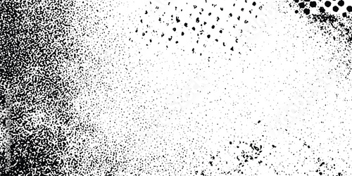 Abstract vintage stone, concrete, dirt, noise surface pattern. Grunge halftone background Vector, black and white error glitch art design grunge background Dot pop art comic sport style vector .