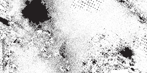 Abstract vintage stone, concrete, dirt, noise surface pattern. Grunge halftone background Vector, black and white error glitch art design grunge background Dot pop art comic sport style vector .