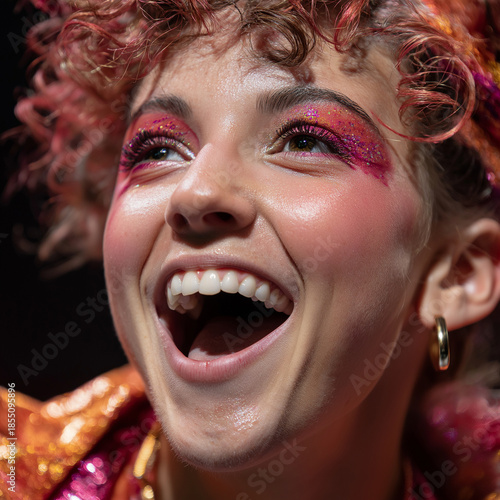 singer contestant mid performance