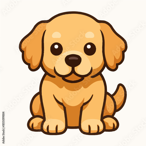 Golden Retriever Puppy – Toy Figure Look