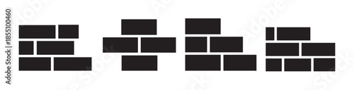 Geometric shapes arranged in a modular pattern creating an abstract design suitable for various creative and construction-related projects.