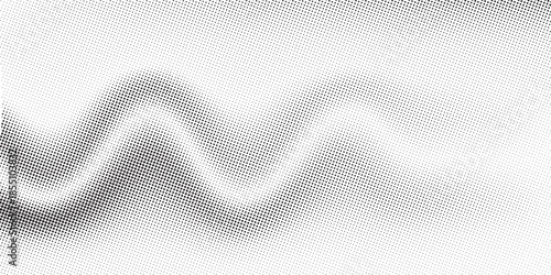 Dotted halftone gradient texture. Vanishing polka dot background. Repeating dots gradation pattern background. Black fading comic pop art overlay backdrop. Raster effect wallpaper. Vector halftone