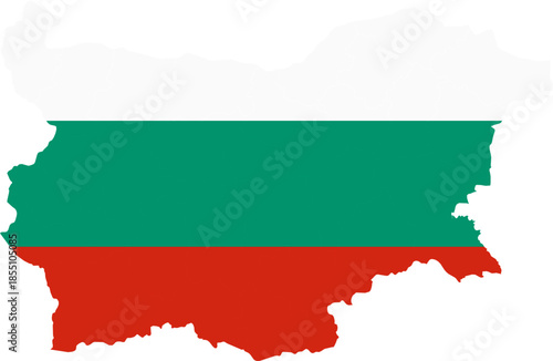 Free Download Bulgaria Map with National Flag Masked - GFXLoad