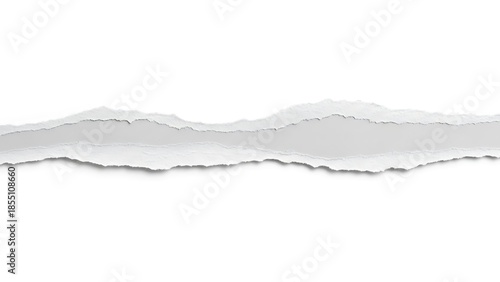 Torn paper edge border