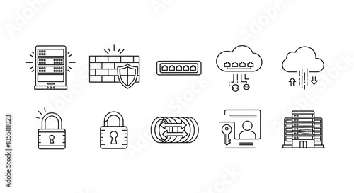 Illustrations of data security and protection