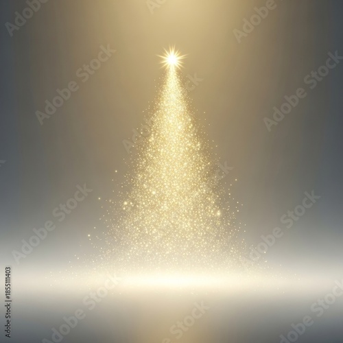 Abstract sparkling golden light. Use this glowing particles for digital marketing, social media or technology concepts with elegance and a celebratory