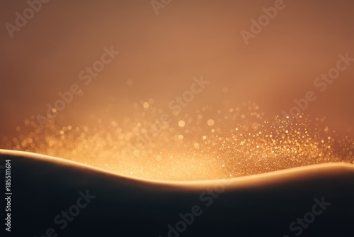 Wallpaper Mural Blurry image of a sandy beach with a person in the foreground Torontodigital.ca