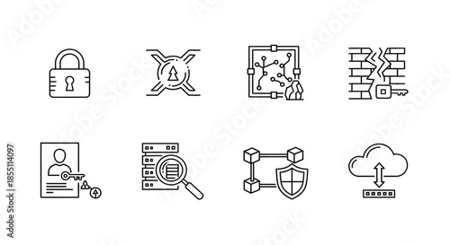 Cybersecurity concepts illustrated