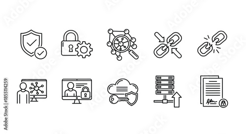 Illustration of various security measures