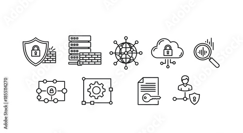 Illustration of cybersecurity concepts