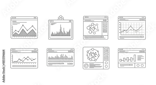 Collection of data visualization dashboards