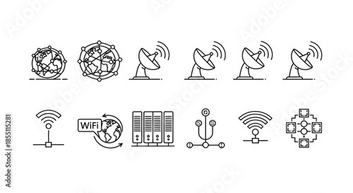 Satellite and network communication systems