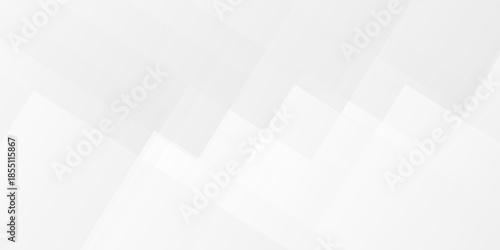Abstract vector gray and white tech technology transparent square rectangle shape. seamless geometry paper triangle background. Space design concept. Decorative web layout template banner design.