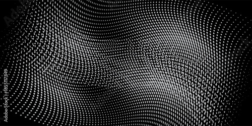 Blurred background with gray polka dots on a black background. For wallpaper, website, game, template, publication, book, design, structure, modern