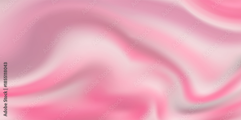 Obraz premium Soft Pink Abstract Wave Background with Smooth Gradient Flow