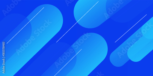 Abstract blue background with diagonal lines design graphic