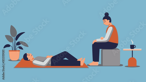 Woman Receiving Therapy Session from Counselor.