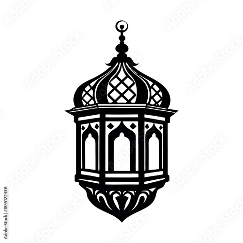 Minimal flat vector illustration of vintage street lamps, three glowing lamp posts on a small grassy base, warm yellow light, clean outlines, modern icon style, soft colors, white background