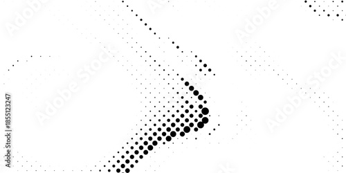 Black and White Abstract Halftone Dot Pattern Background. Suit for banner, web, poster, pamflet, brochure and presentation