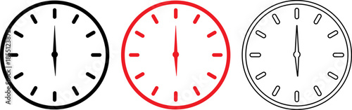Three distinct clocks Vector