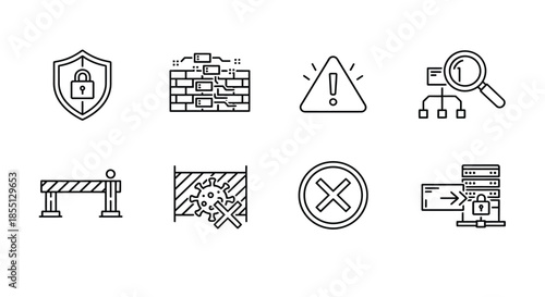 Security and alert icons