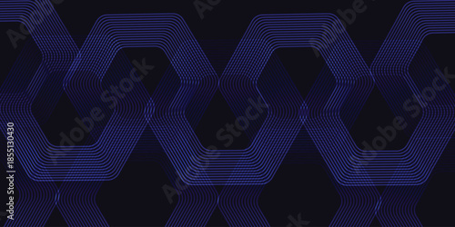 Astract background modern hexagon lines on gray background. geometric stripe line art illustration Vectors