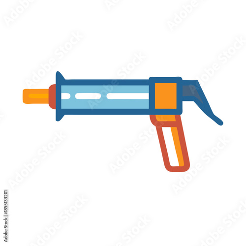 Illustration of a caulking gun used in construction tasks