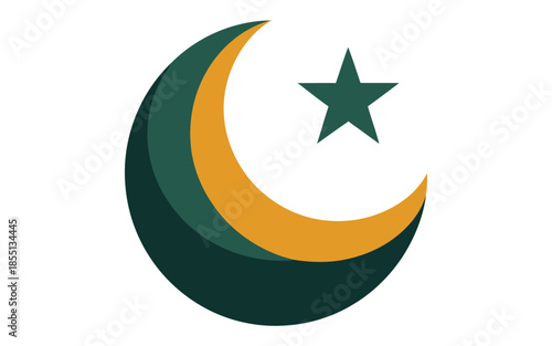 Islamic symbol moon and star
