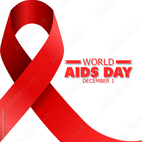 vector graphic of World AIDS Day ideal for World AIDS Day celebration