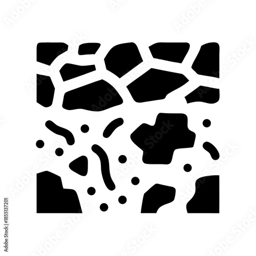 Black and white animal print