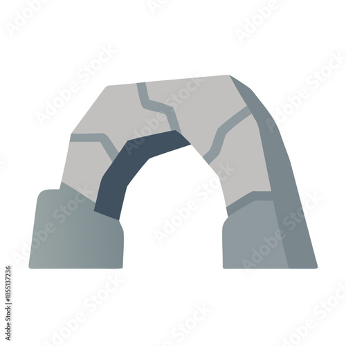 Natural stone archway