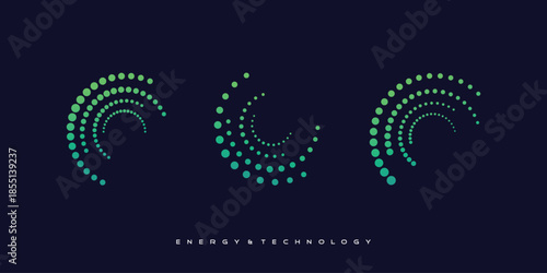 Energy logo with creative concept Premium Vector