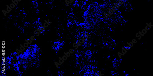 Dark blue azure turquoise abstract grunge texture background. Blue grunge texture with grainy, Light ink canvas for modern creative grunge design. Abstract colorful disks on simple gradient background