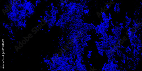 Dark blue azure turquoise abstract grunge texture background. Blue grunge texture with grainy, Light ink canvas for modern creative grunge design. Abstract colorful disks on simple gradient background