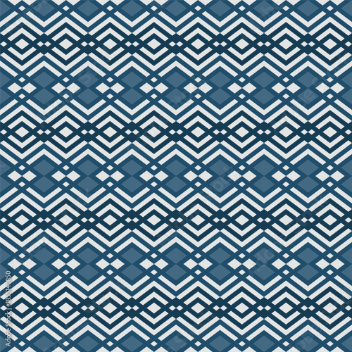 Minimalist Decorative Zigzag Shape Seamless Surface Textile Pattern