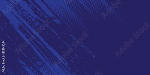 Dots blue and crimson pop art background with halftone dots in comic style mode